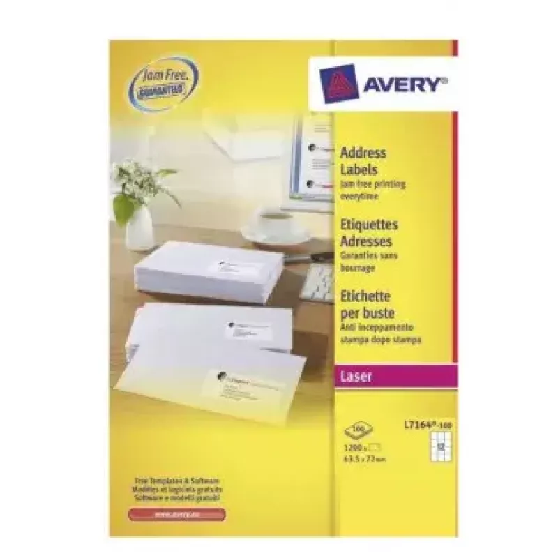 Samolepiace etikety Avery L7164-100