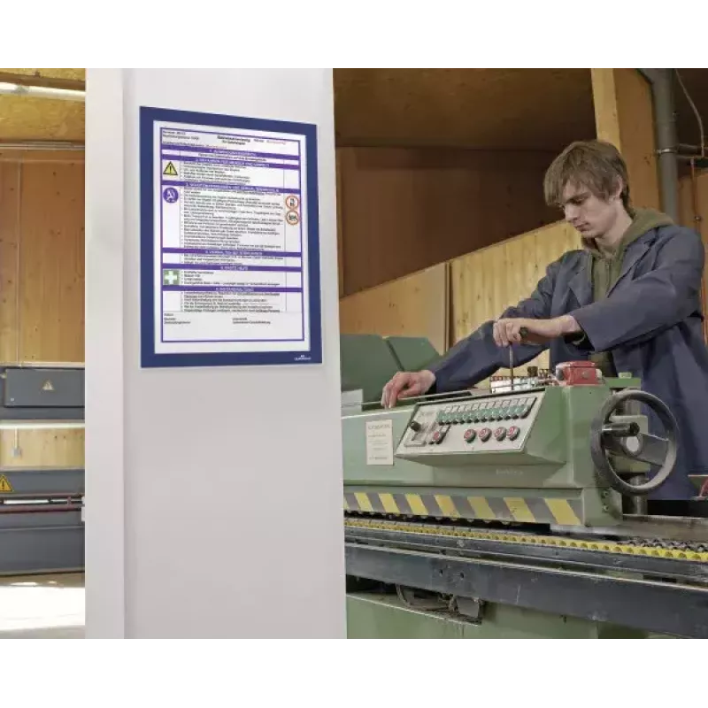 Magnetický rám A4 Durable DURAFRAME modrý