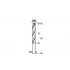 Bosch HSS špirálový vrták do kovu 2,5 mm, 95 mm, DIN 340, 5 ks (2608596810)