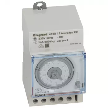 Legrand MicroRex T31 412812 denné spínacie hodiny, 230 V, synchrónne