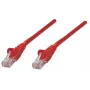 Intellinet sieťový patch kábel, Cat5e, 1,5 m, červený, CCA, U/UTP, PVC, RJ45, pozlátené kontakty, bez západky, ochrana proti zlomeniu, doživotná záruka
