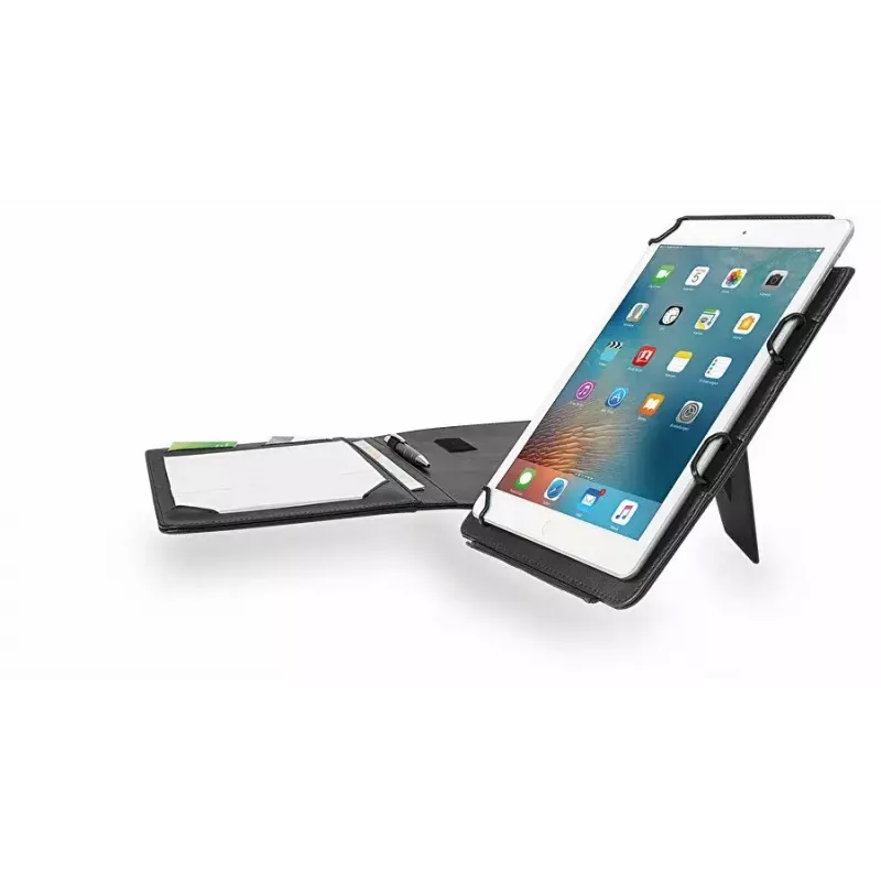 WEDO 58 6901 Accento organizér na tablet, A5, umelá koža, pre tablety 9,7–10,5 palca, čierny
