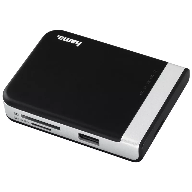 Hama 00054546 čítačka kariet USB 3.2 Gen 1 (3.1 Gen 1) Type-A/Type-C čierna, strieborná