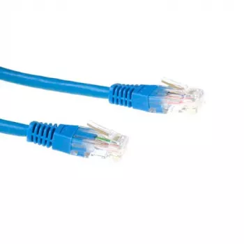 ACT modrý 2 metre LSZH U/UTP CAT6 patch kábel s RJ45 konektormi