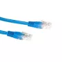 ACT modrý 3 metre LSZH U/UTP CAT6 patch kábel s RJ45 konektormi