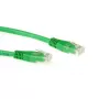 ACT zelený 7 metrov LSZH U/UTP CAT6 patch kábel s RJ45 konektormi