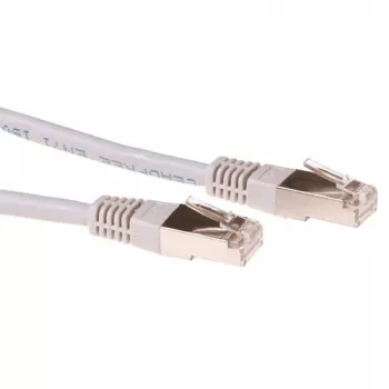 ACT sivý 15 metrov LSZH SFTP CAT6 patch kábel s RJ45 konektormi