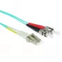 ACT 7 metra LSZH multimode 50/125 OM3 optický patch kábel duplex s LC a ST konektormi
