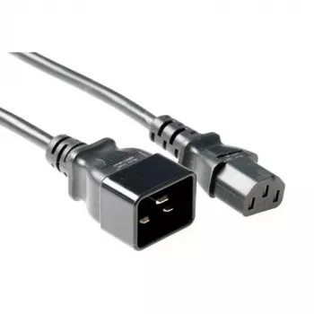 Napájací kábel ACT Powercord C13 - C20 čierny 2 m