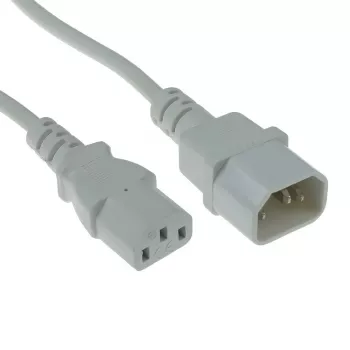 ACT Powercord C13 - C14 biely 1,8 m