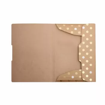 Konvenčný zakladač na dokumenty Herlitz Pure Glam Carton Gold A4
