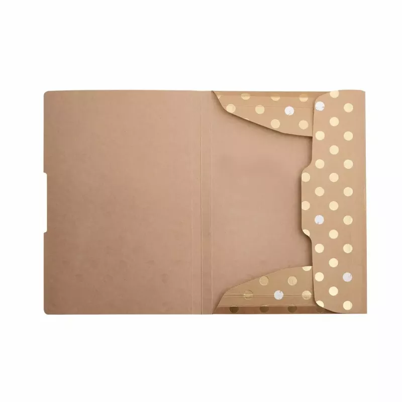 Konvenčný zakladač na dokumenty Herlitz Pure Glam Carton Gold A4