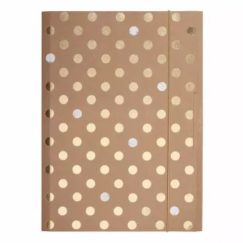 Konvenčný zakladač na dokumenty Herlitz Pure Glam Carton Gold A4