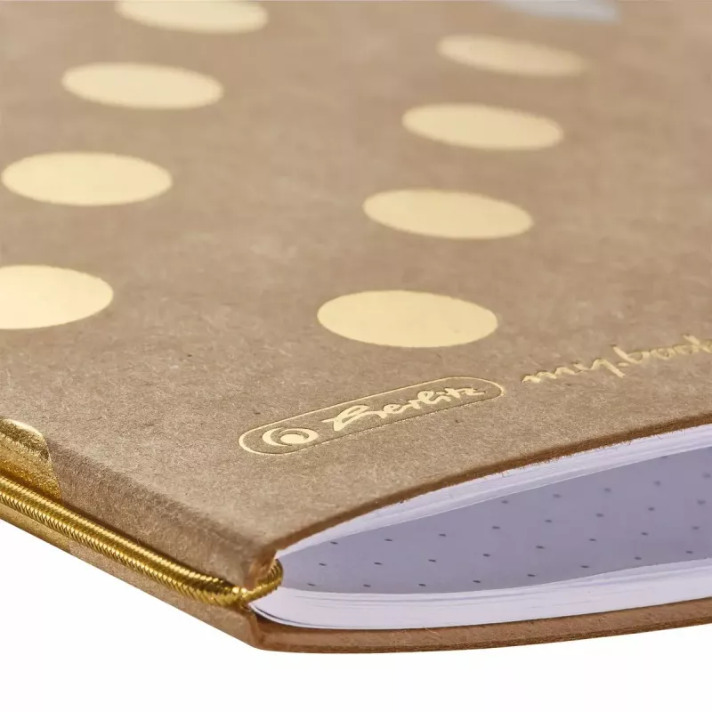 Zošit Herlitz Pure Glam A5 40 listov zlatý