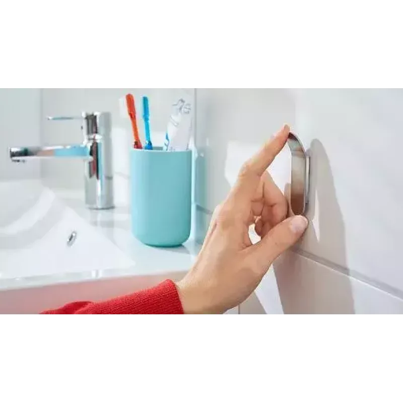 Vešiak na uteráky TESA 57045-00000 Metallic Indoor 2 ks