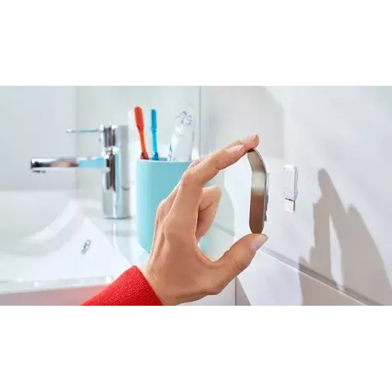 Vešiak na uteráky TESA 57045-00000 Metallic Indoor 2 ks