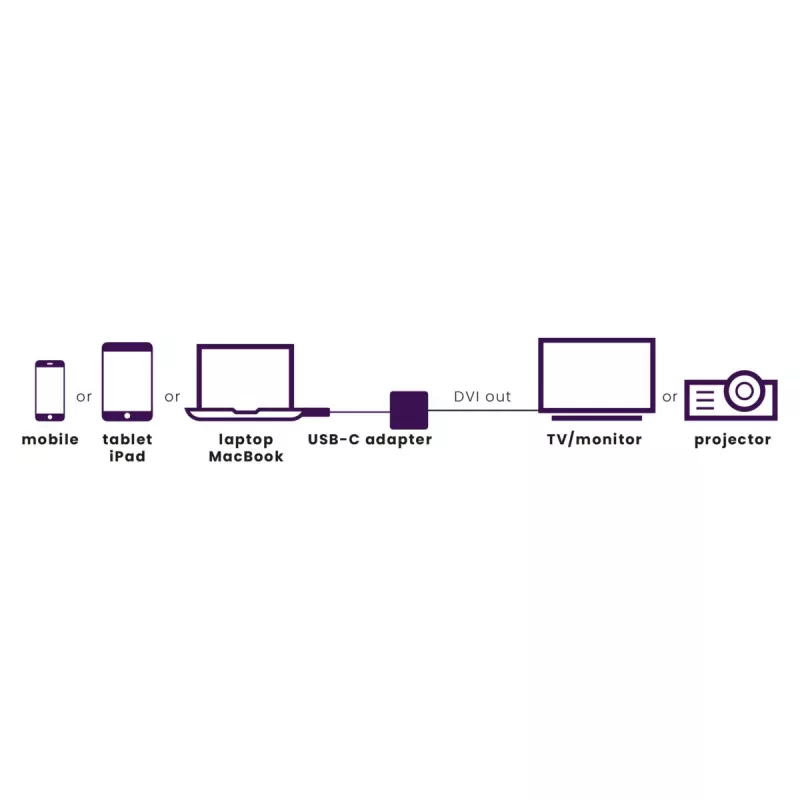 Marmitek Connect USB C to DVI - USB-C na DVI adaptér