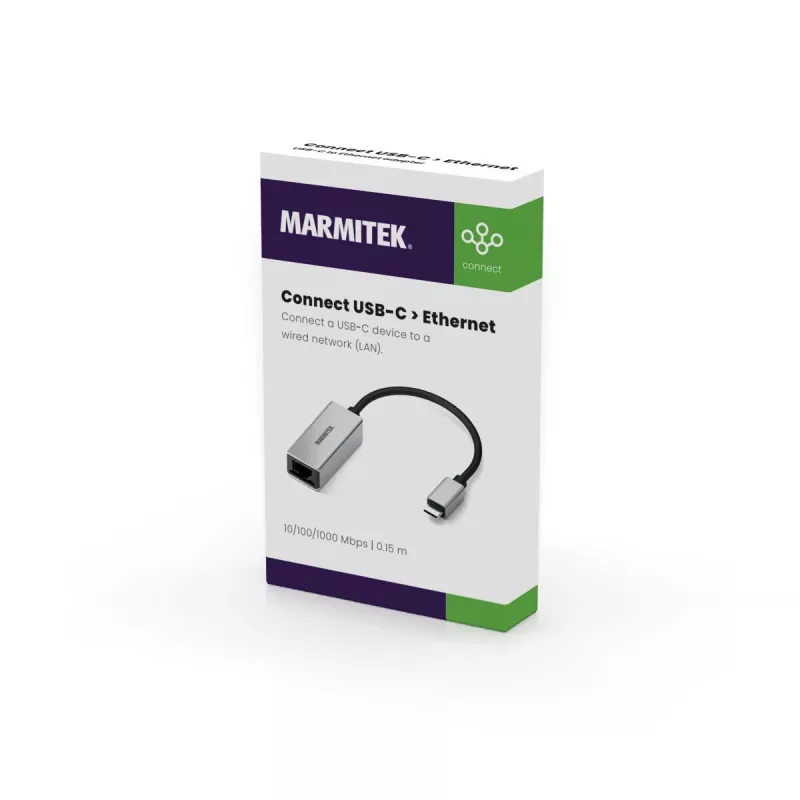 Marmitek Connect USB-C na Ethernet adaptér 8373