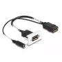 DeLOCK Easy 45 DisplayPort 4K 60 Hz modul s DC napájaním 2,1 x 5,5 mm
