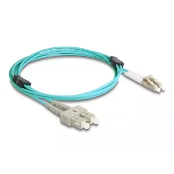 DeLOCK optický kábel LC duplex na SC duplex OM3 2 m
