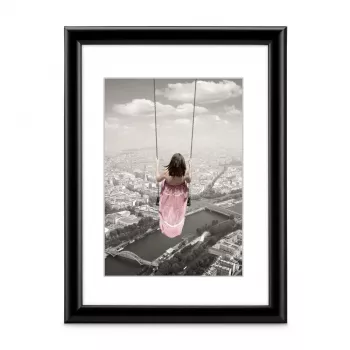 Rám na jednotlivé fotografie Hama Swing čierny