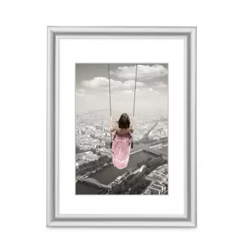 Rám na jednotlivé fotografie Hama Swing strieborný