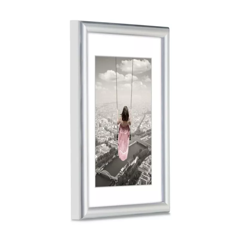 Rám na jednotlivé fotografie Hama Swing strieborný