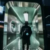 Cez rameno taška Divoom Pixoo čierna unisex 340x90x150 mm LED displej