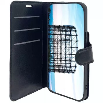 Puzdro Folio JT BERLIN Schöneberg pre iPhone 14 15,5 cm čierne
