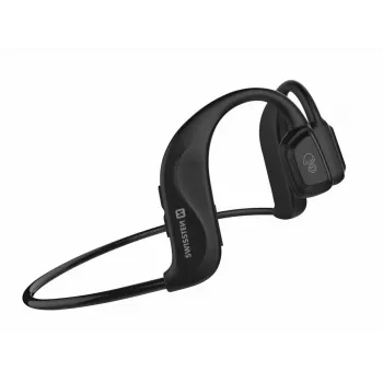 Slúchadlá Swissten kostné Bluetooth V5.0 čierne