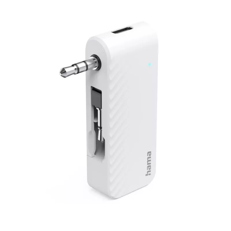 Hama 00014171 Bluetooth audio vysielač pre lietadlá a univerzálne použitie, 10 h, AUX, biely