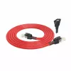 ACT červený 1 meter U/UTP CAT6A LSZH uzamykateľný patch kábel snagless s RJ45 konektormi