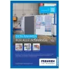 Rám na tabuľu Franken AR15032 A3 modrý 470x10x650 mm 2 ks