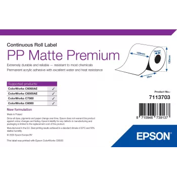 Epson 7113703 rola etikiet biela samolepiaca rola etikiet