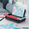 GBC CombBind CB15 4410061 väzbový stroj na plastové hrebene, čierny/strieborný/červený