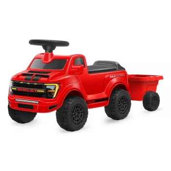 Chodítko Jamara Shelby Ford F-150 Raptor – na batérie, 1 sedadlo, 4 kolesá, čierna/červená