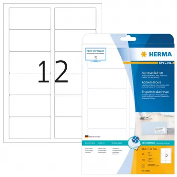 Inkjetové adresné etikety HERMA 8842
