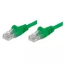 Goobay 5m RJ45 Cat 5e sieťový kábel zelená Cat5e U/UTP (UTP)