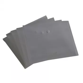 Rexel Ice Popper Wallet na šírku A4 priehľadná (5), A4, priehľadná, 1 mm, 335 mm, 235 mm, 5 ks
