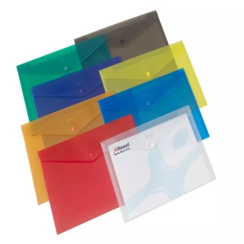 Rexel Popper Wallet A4 sortiment, A4, polypropylén (PP), viacfarebná, 150 listov, 335 mm, 235 mm
