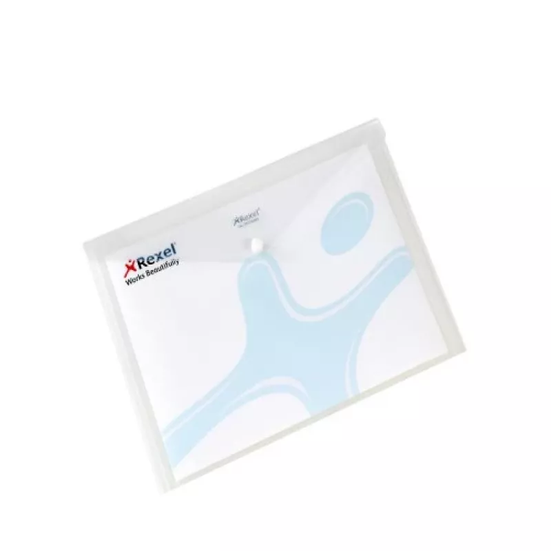 Rexel 16129WH A4 mapa na dokumenty, polypropylén (PP), balenie 5 ks, biela