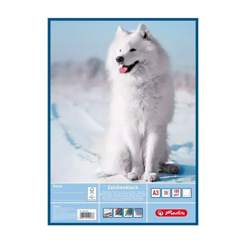 Herlitz 10416634 náčrtník, A3, 25 listov, 100 g/m2