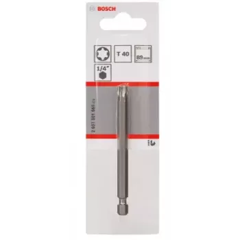 Bosch 2607001660 Torx skrutkovačový hrot T40, extra tvrdý, E 6.3, 1 ks