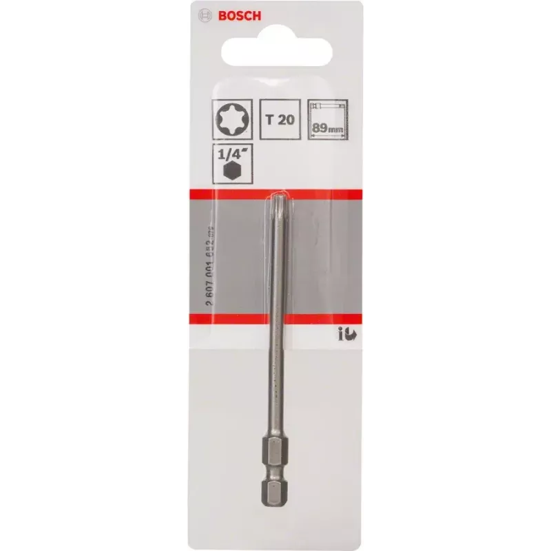 Skrutkovací bit Bosch 2 607 001 652 T20 1 kus 89 mm