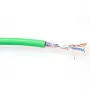 CAT5E F/UTP LSZH flexibilný patch kábel ACT FP770H zelený 100 m
