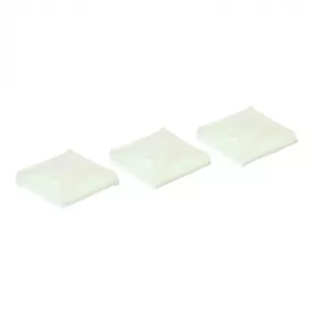 ACT držiak káblových spôn samolepiaci, maximálna šírka 5,50 mm, transparentný, nylon, 100 ks