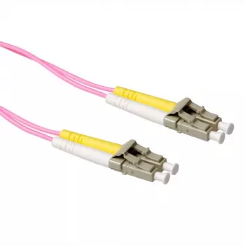ACT 5 metrov LSZH multimódové 50/125 OM4 optické patch káble duplex s LC konektormi
