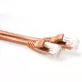 ACT hnedý 20 metrov U/UTP CAT6A patch kábel snagless s RJ45 konektormi
