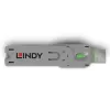 Lindy USB Type-A kľúč na blokovanie portov, zelený