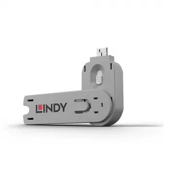 Lindy USB Type-A kľúč na blokovanie portov, biely